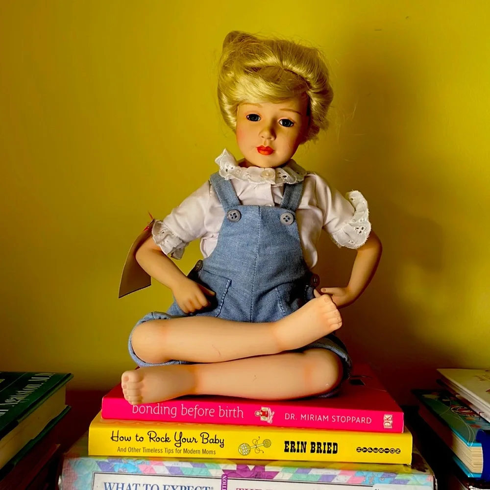 Vintage porcelain doll